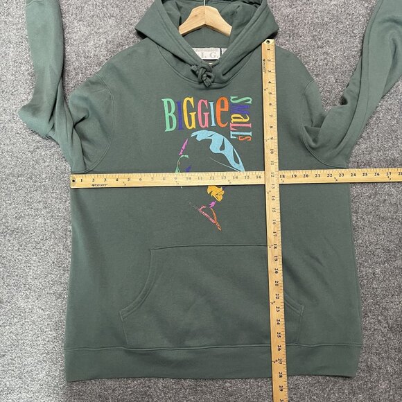 The Notorious B.I.G. Biggie Smalls Hoodie XL Green Multicolor Graphic - Picture 6 of 6